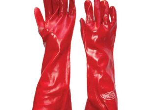 GUANTE PVC 18 -45 CM ROJO IRON-X