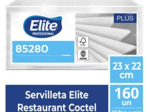 SERVILLETA COCTEL CAJA 60 PAQ X 160 HOJAS ELITE