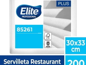 SERVILLETA MESA CAJA 12 PAQ X 200 HOJAS ELITE