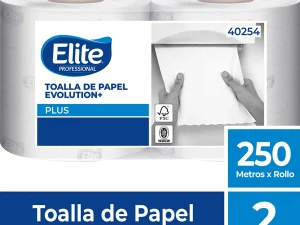 TOALLA MANOS EVOLUTION 2 ROLLOS X 250 MTS ELITE