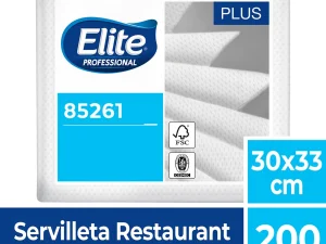 SERVILLETA MESA CAJA 12 PAQ X 200 HOJAS ELITE