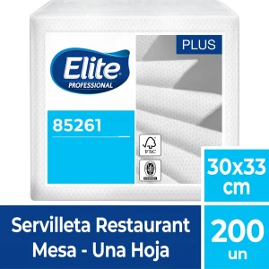 SERVILLETA MESA CAJA 12 PAQ X 200 HOJAS ELITE