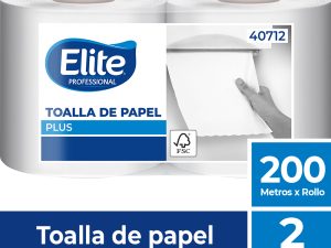 TOALLA MANOS PLUS 2 ROLLOS X 200 MTS ELITE