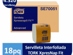 SERVILLETA XPRESSNAP FIT BLANCA H/S 240 UN TORK