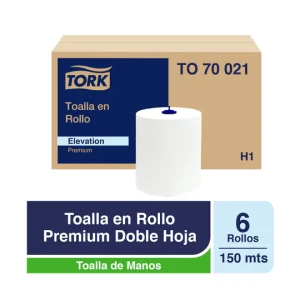 TOALLA ELEVATION AUTOCORTE PREMIUM D/H 6x150m. TORK