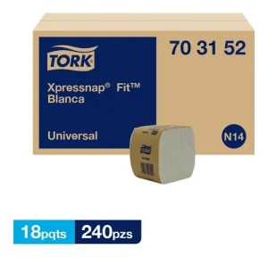 SERVILLETA XPRESSNAP FIT BLANCA H/S 240 UN TORK