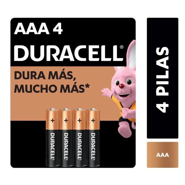 PILA DURACELL AAA X 4 UN
