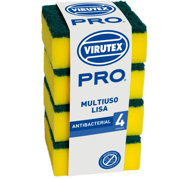 ESPONJA LISA x 4 VIRUTEX PRO