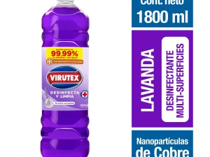 LIMPIADOR DESINFECTANTE SUPERFICIE LAVANDA 1800 - VIRUTEX