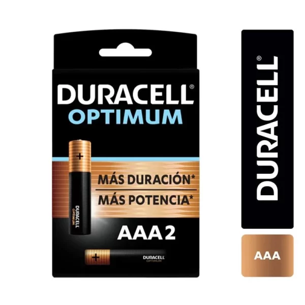 PILA DURACELL OPTIMUM AAA X 2 UN