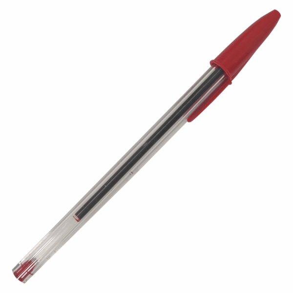 LÁPIZ PASTA CRISTAL ROJO 1.0 MM BIC