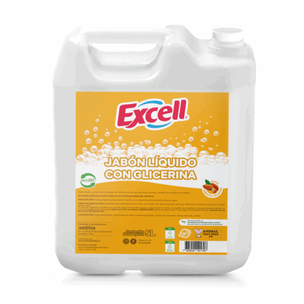 JABON LIQUIDO YOGHURT Y ALMENDRAS 5 L EXCELL