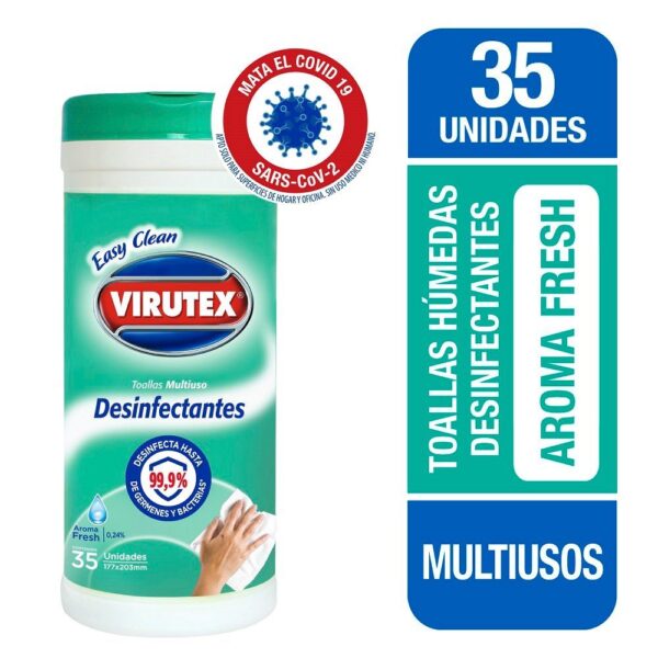 TOALLAS DESINFECTANTES BAÑO 35 UN - EASY CLEAN