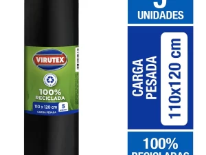 BOLSAS BASURA BIO ROLLO 110x120 5 UN - VIRUTEX