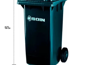 CONTENEDOR DE BASURA 240 LTS. GRIS