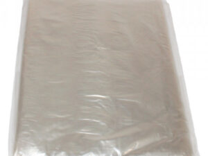 BOLSA BASURA PLANA TRANSPARENTE 120X140 10 UN VIRUTEX