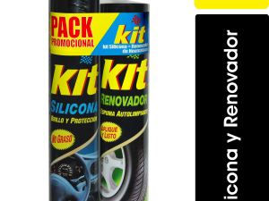 KIT PACK SILICONA + RENOVADOR AEROSOL