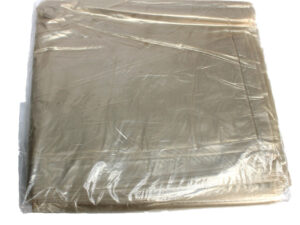 BOLSA BASURA PLANA TRANSPARENTE 80X110 10 UN VIRUTEX