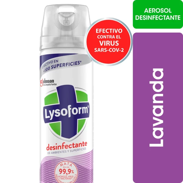 DESINFECTANTE AEROSOL 360 ML LAVANDA LYSOFORM