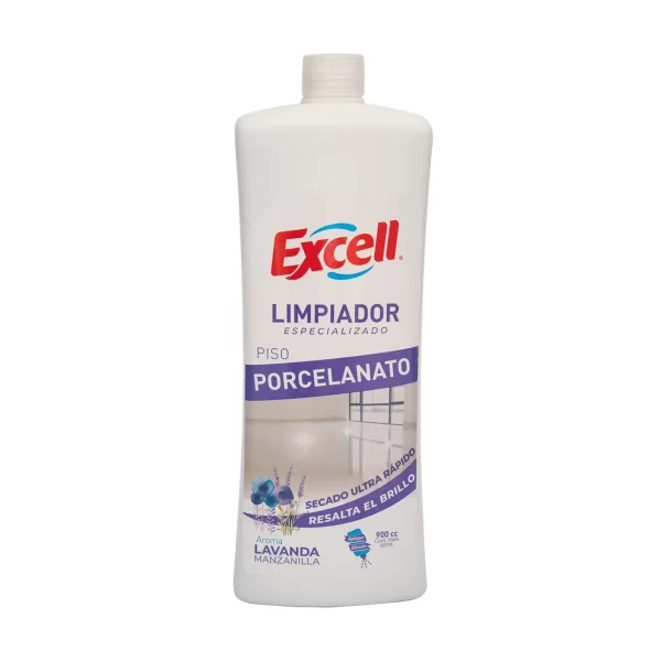 LIMPIADOR DE PISOS PORCELANATO LAVANDA 900 CC EXCELL