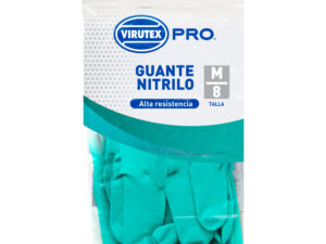 GUANTE NITRILO VERDE M - VIRUTEX PRO