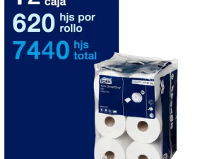 PAPEL PREMIUM HIGIENICO SMARTONE D/H 12X111,6 MT TORK
