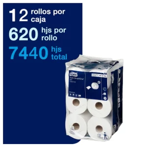 PAPEL PREMIUM HIGIENICO SMARTONE D/H 12X111,6 MT TORK