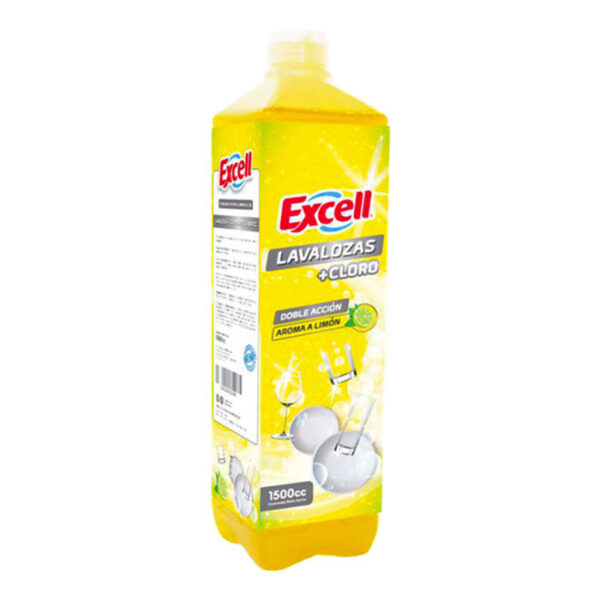 LAVALOZAS CON CLORO BOTELLA 1500 CC  EXCELL