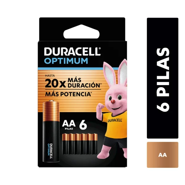 PILA DURACELL OPTIMUM AA X 6 UN