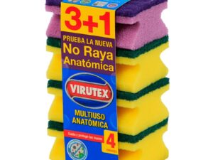 ESPONJA ACANALADA 3+1 - CLÁSICA VIRUTEX