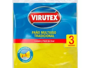 PAÑO MULTIUSO AMARILLO X3 - CLASICA VIRUTEX