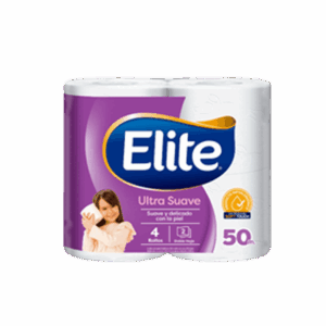 PAPEL HIGIENICO 4 ROLLOS X 50 MT ELITE