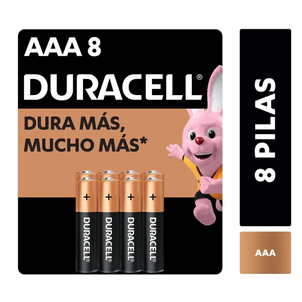 PILA DURACELL AAA X 8 UN