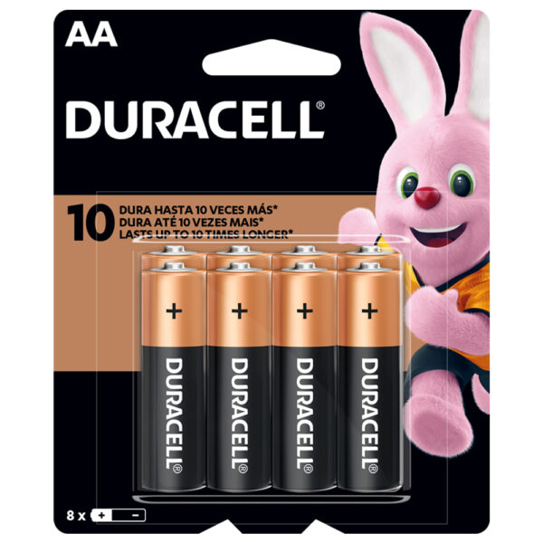 PILA DURACELL AA X 8 UN