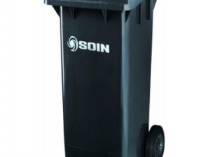 CONTENEDOR DE BASURA 120 LTS. GRIS
