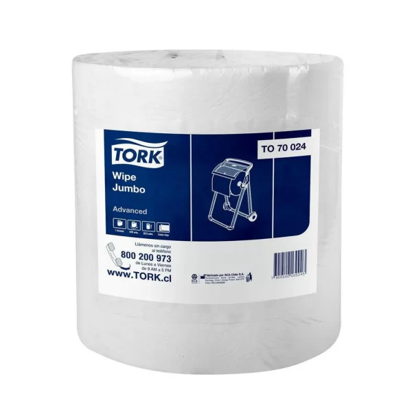 TOALLA ADVANCED WIPE JUMBO D/H 1X525 MT TORK