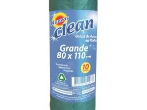 BOLSA BASURA CLEAN ROLLO 10UN 80X110