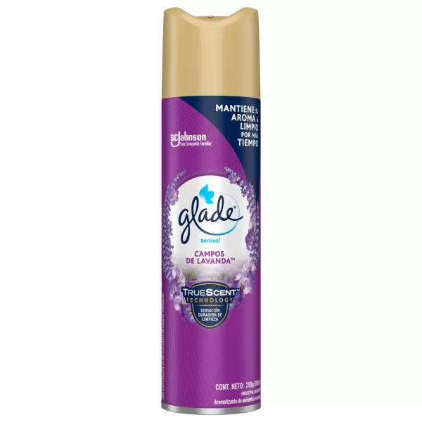 DESODORANTE AMBIENTAL GLADE 360CC CAMPOS DE LAVANDA
