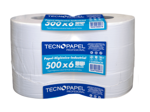 PAPEL HIGIENICO 500 MTS X 6 UNIDADES TECNOPAPEL