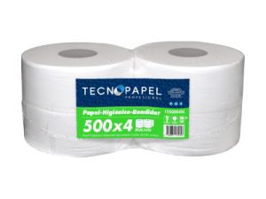 PAPEL HIGIENICO 500 MTS X 4 UNIDADES TECNOPAPEL