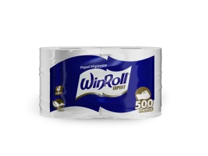 PAPEL HIGIENICO WINROLL EXPERT HS 500 MTS X 4 ROLLOS