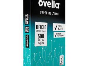 RESMA PAPEL FOTOCOPIA OFICIO OVELLA 75GR 500 HJ